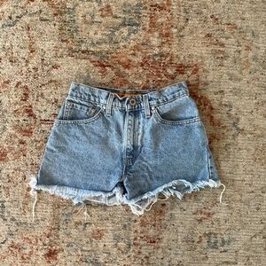 Levi's Distressed Denim Shorts